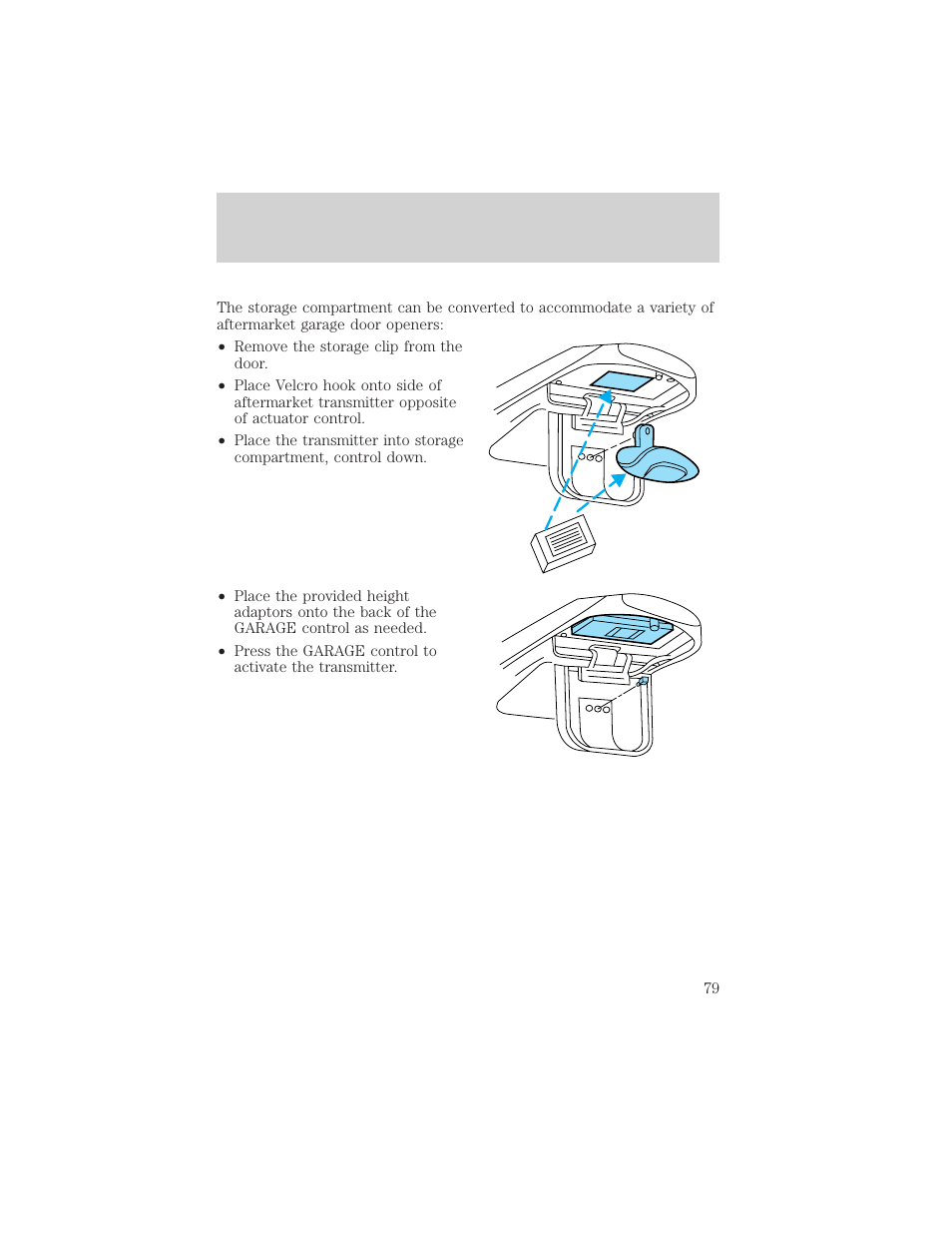 Driver controls | FORD 2002 F-150 v.1 User Manual | Page 79 / 320