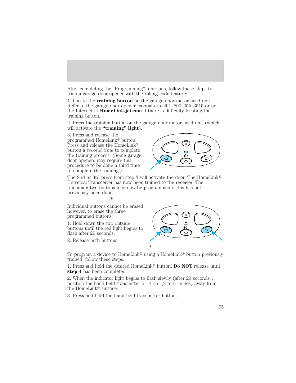 Driver controls | FORD 2002 F-150 v.1 User Manual | Page 95 / 320