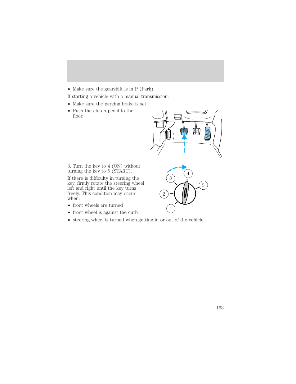 Driving | FORD 2002 F-150 v.2 User Manual | Page 163 / 312