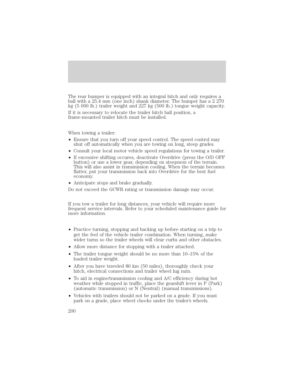 Driving | FORD 2002 F-150 v.2 User Manual | Page 200 / 312