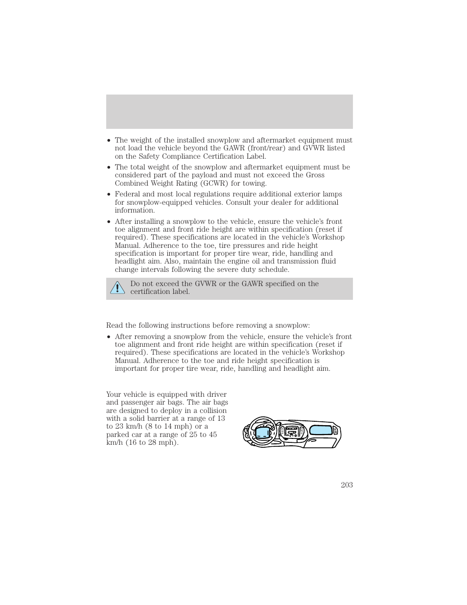 Driving | FORD 2002 F-150 v.2 User Manual | Page 203 / 312