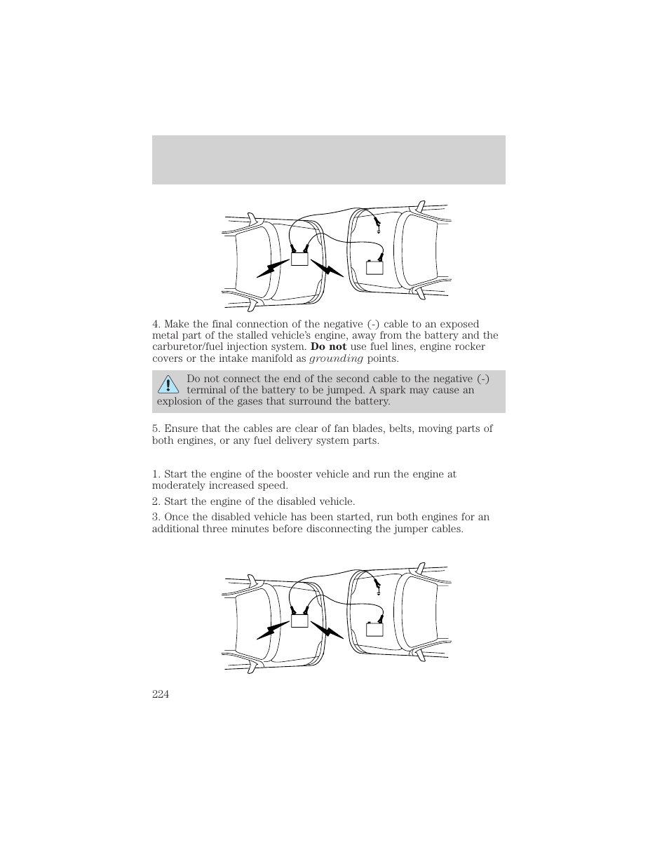 Roadside emergencies | FORD 2002 F-150 v.2 User Manual | Page 224 / 312