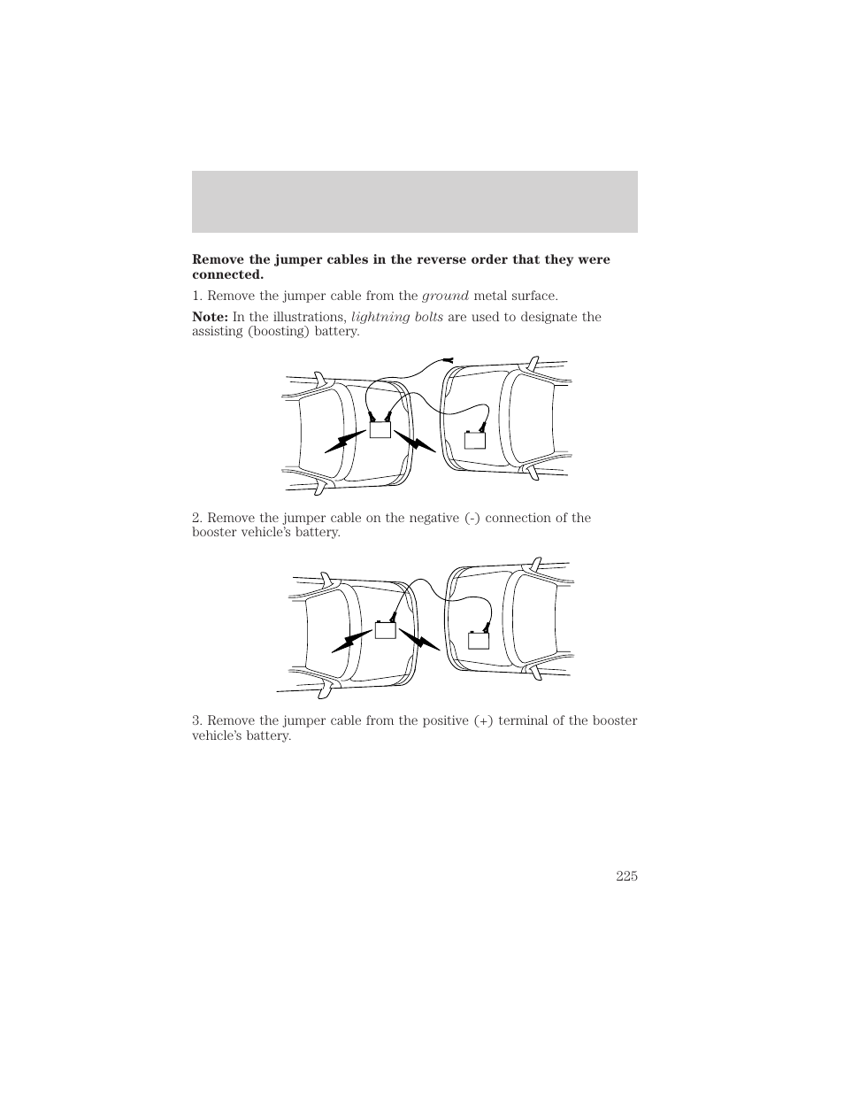 Roadside emergencies | FORD 2002 F-150 v.2 User Manual | Page 225 / 312