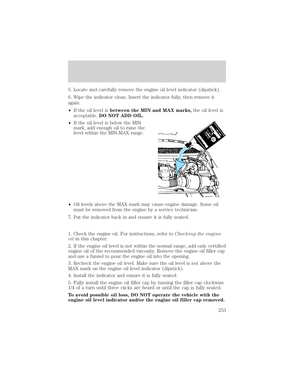 Maintenance and specifications | FORD 2002 F-150 v.2 User Manual | Page 253 / 312