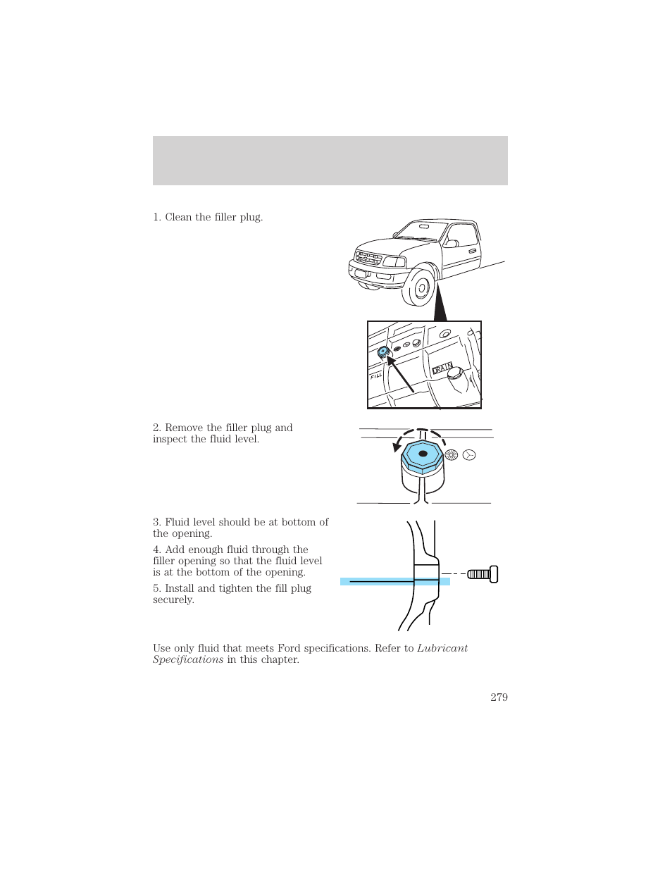 Maintenance and specifications | FORD 2002 F-150 v.2 User Manual | Page 279 / 312