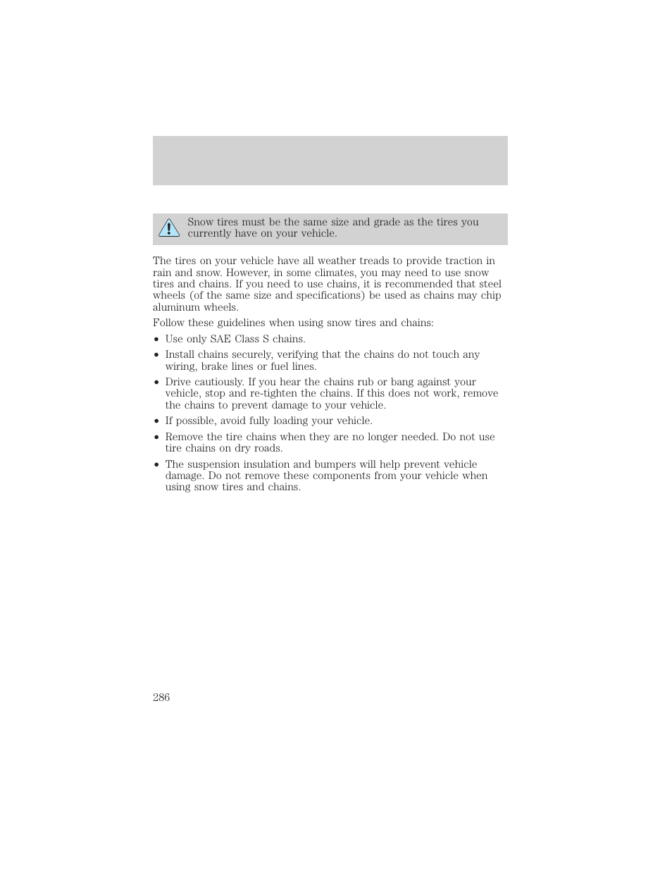 Maintenance and specifications | FORD 2002 F-150 v.2 User Manual | Page 286 / 312