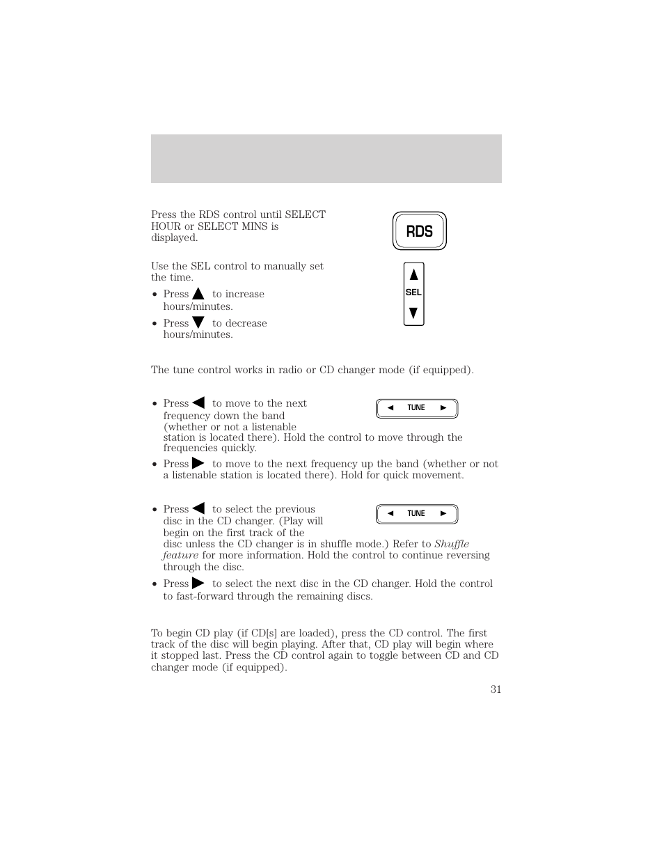Entertainment systems | FORD 2002 F-150 v.2 User Manual | Page 31 / 312