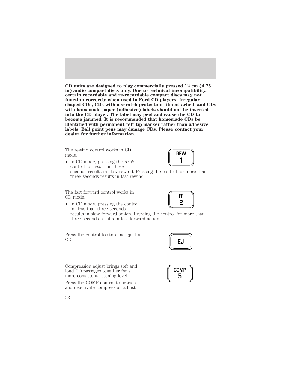 FORD 2002 F-150 v.2 User Manual | Page 32 / 312