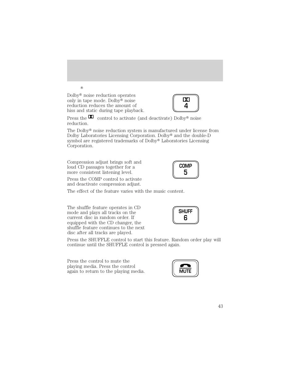 Entertainment systems | FORD 2002 F-150 v.2 User Manual | Page 43 / 312