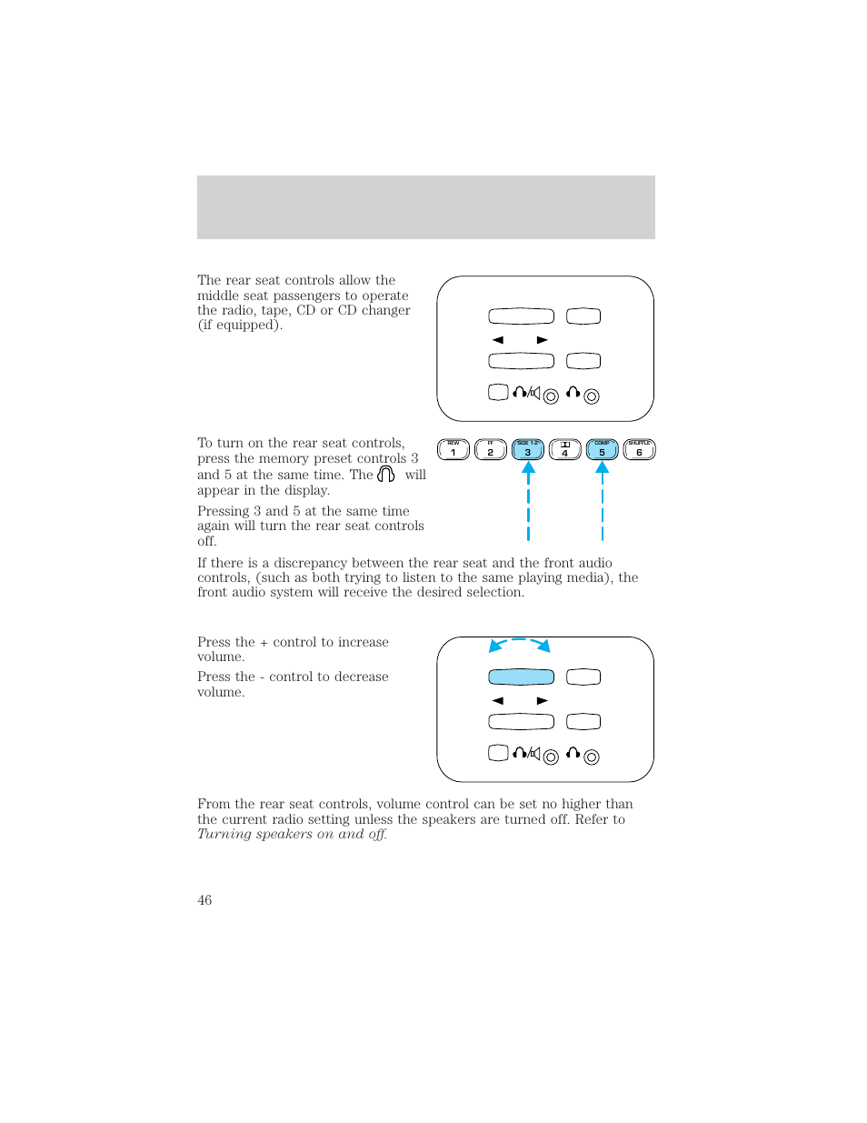 Entertainment systems | FORD 2002 F-150 v.2 User Manual | Page 46 / 312