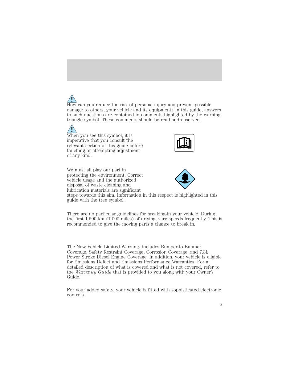 Introduction | FORD 2002 F-150 v.2 User Manual | Page 5 / 312