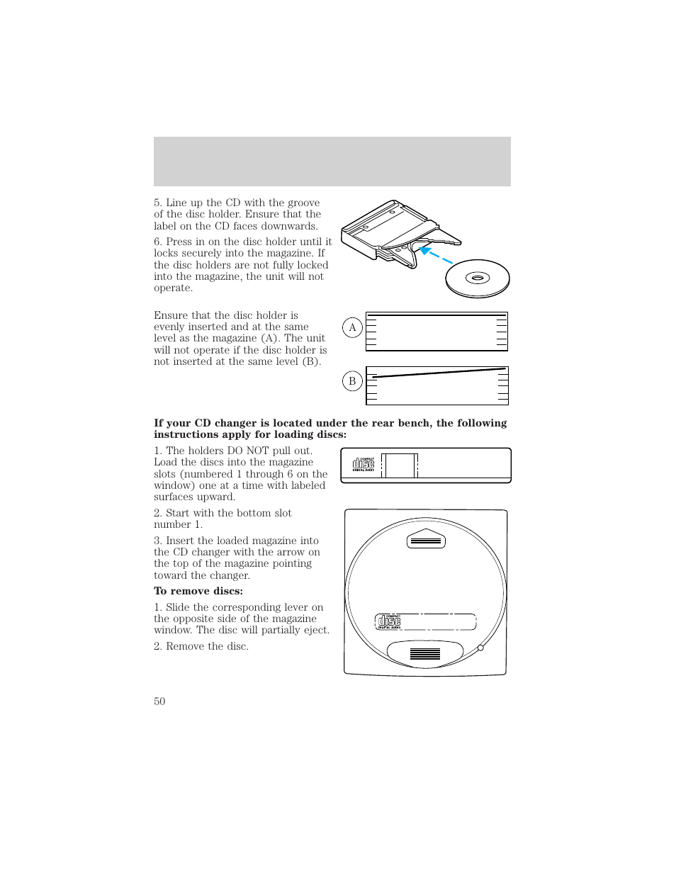 Entertainment systems | FORD 2002 F-150 v.2 User Manual | Page 50 / 312