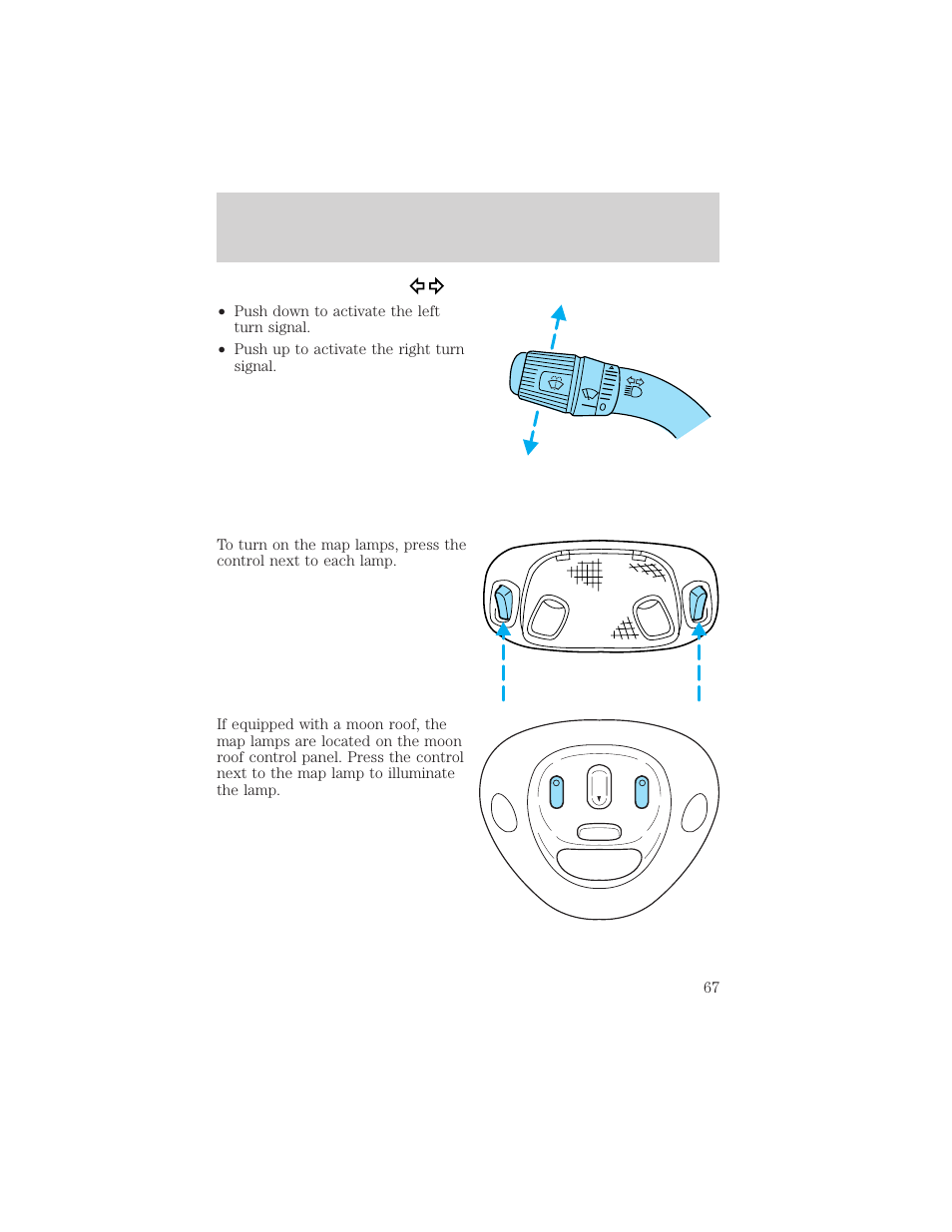 Lights | FORD 2002 F-150 v.2 User Manual | Page 67 / 312