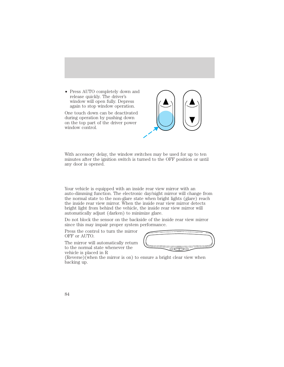 Driver controls | FORD 2002 F-150 v.2 User Manual | Page 84 / 312