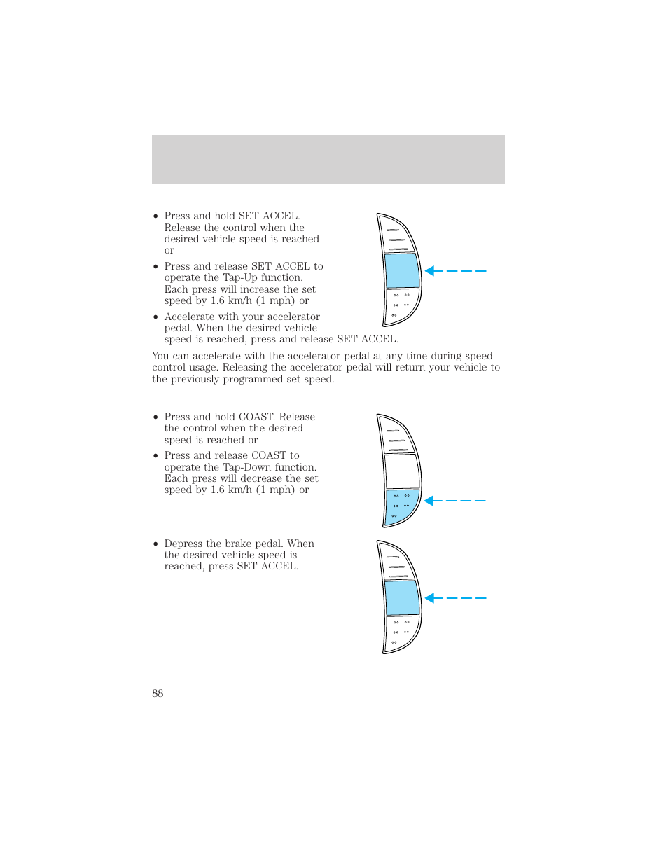 Driver controls | FORD 2002 F-150 v.2 User Manual | Page 88 / 312