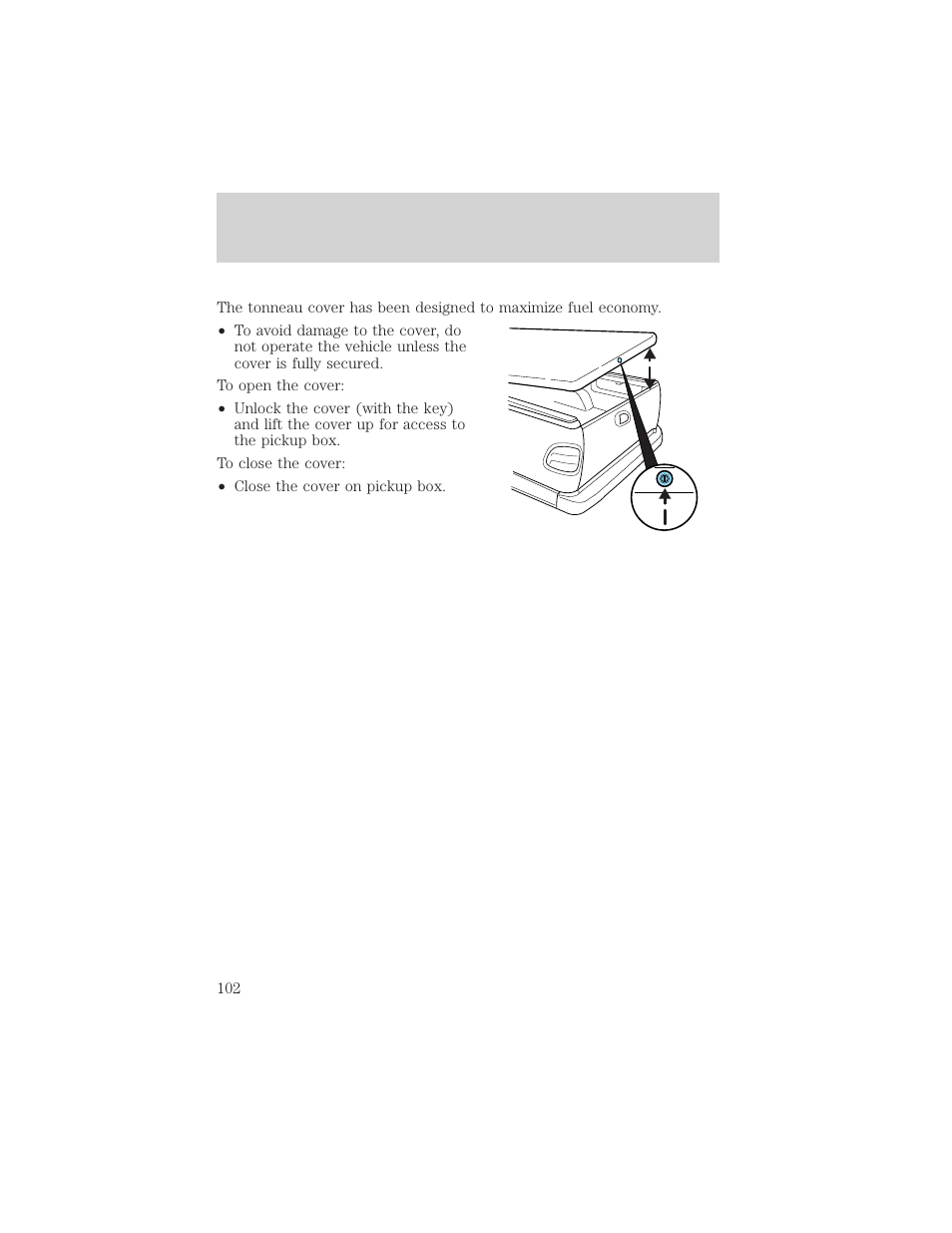 Driver controls | FORD 2002 F-150 v.3 User Manual | Page 102 / 312