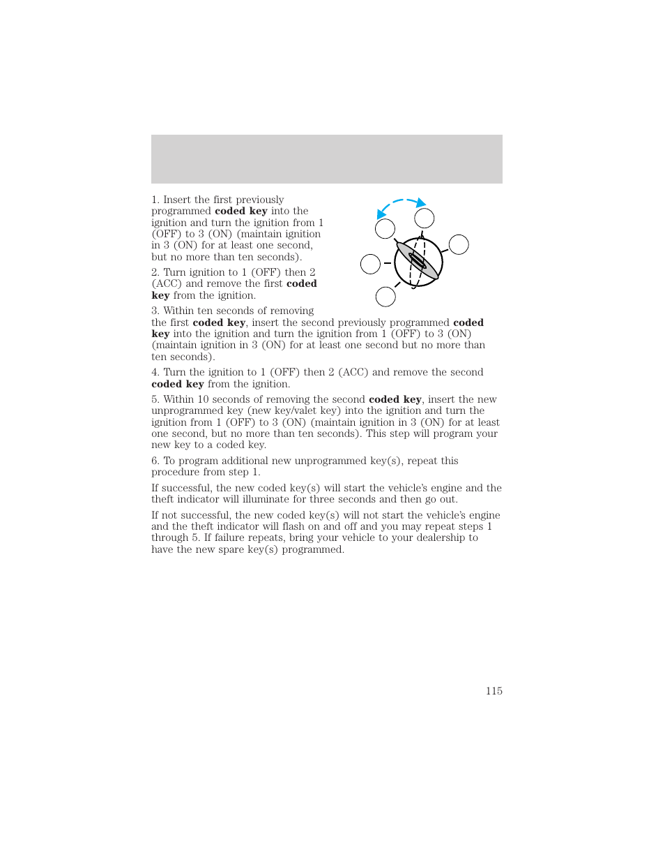 Locks and security | FORD 2002 F-150 v.3 User Manual | Page 115 / 312