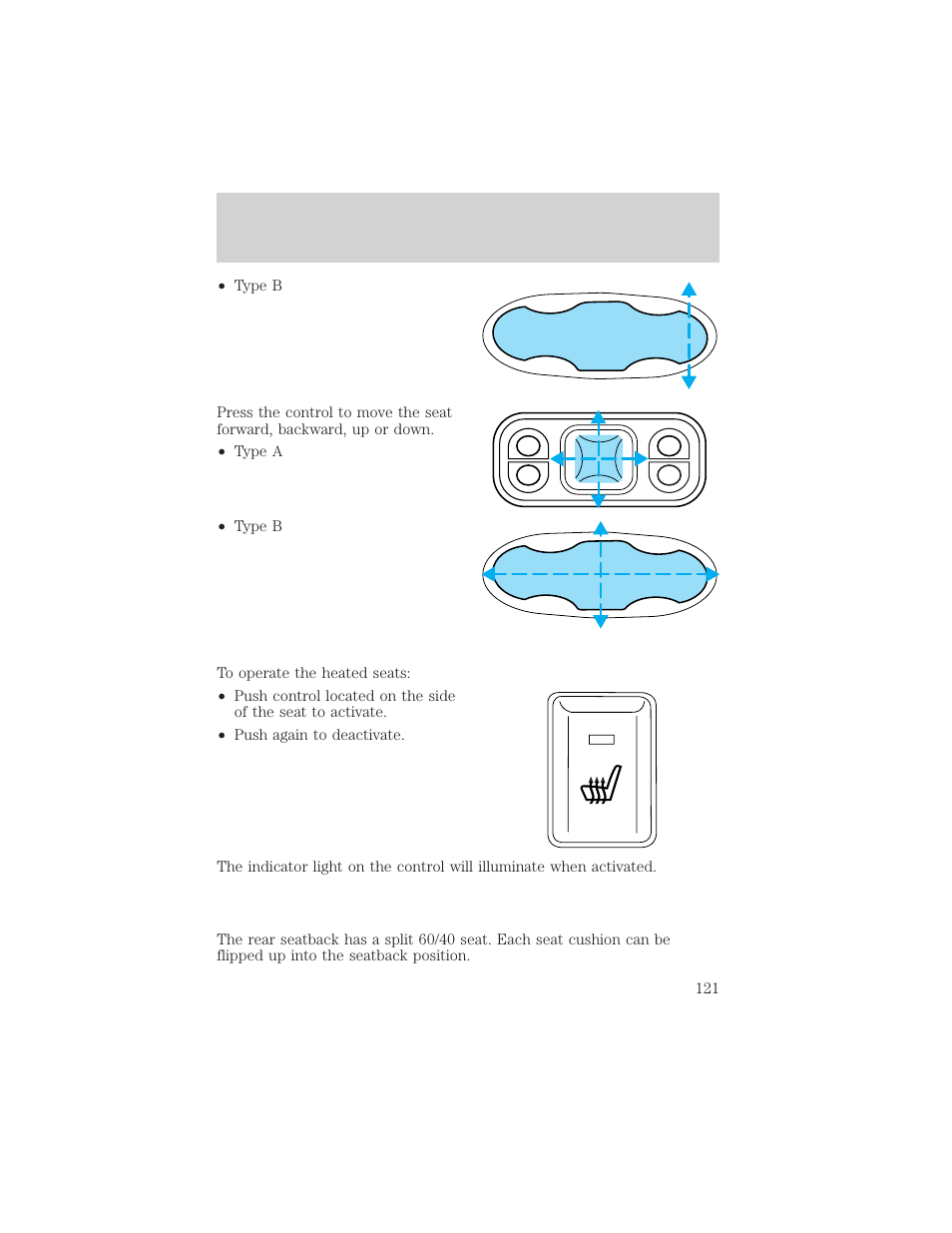 Seating and safety restraints | FORD 2002 F-150 v.3 User Manual | Page 121 / 312