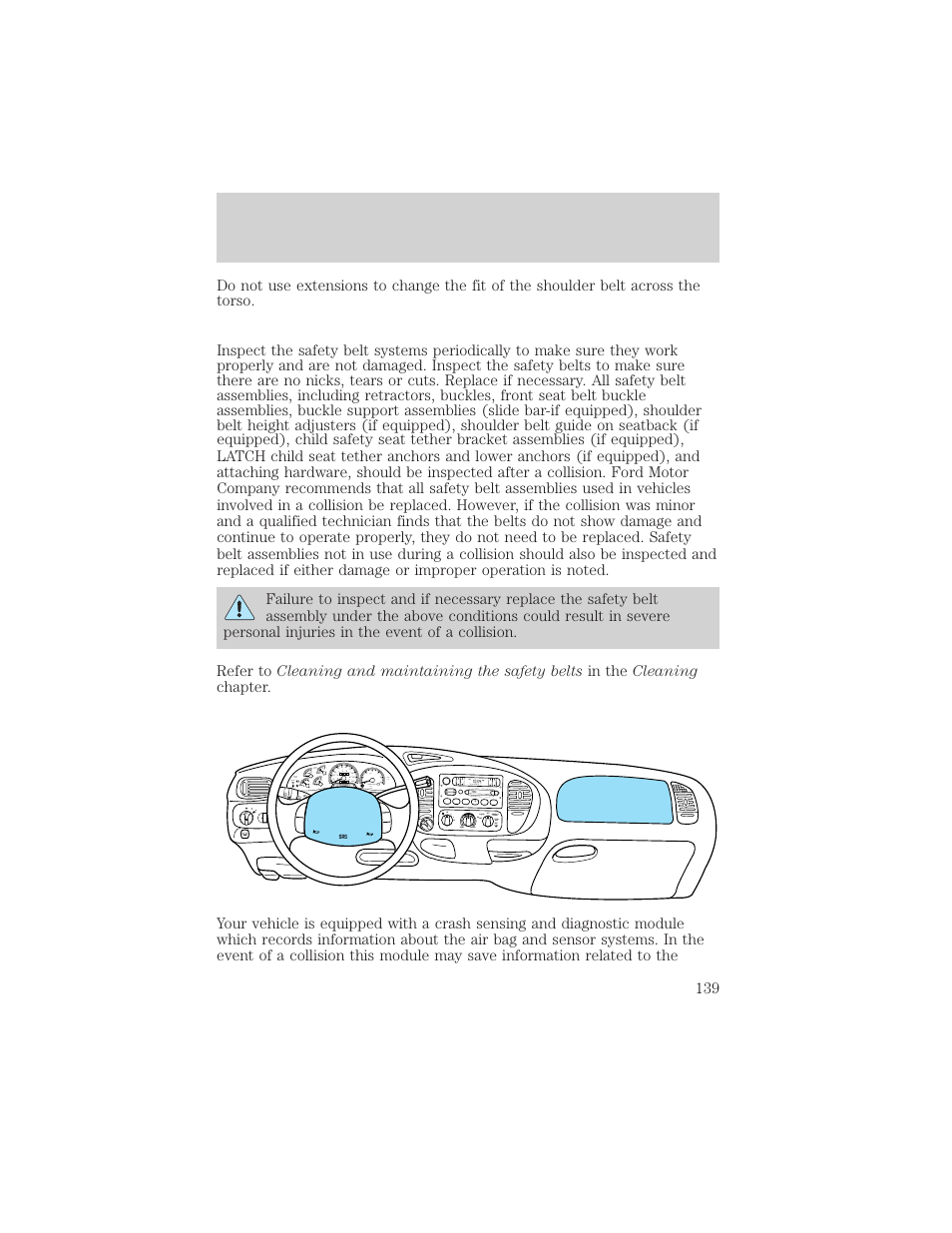 Seating and safety restraints | FORD 2002 F-150 v.3 User Manual | Page 139 / 312