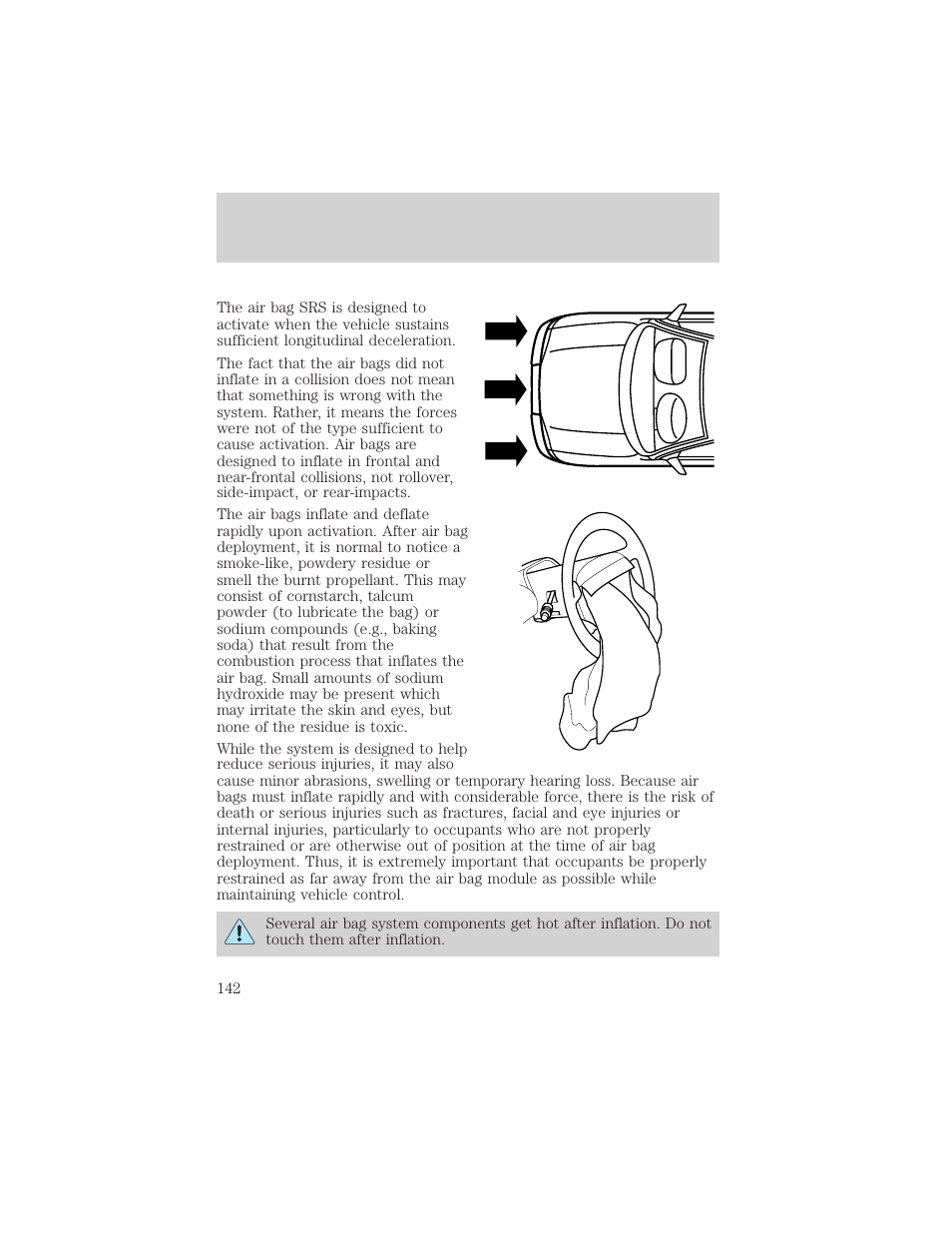 Seating and safety restraints | FORD 2002 F-150 v.3 User Manual | Page 142 / 312