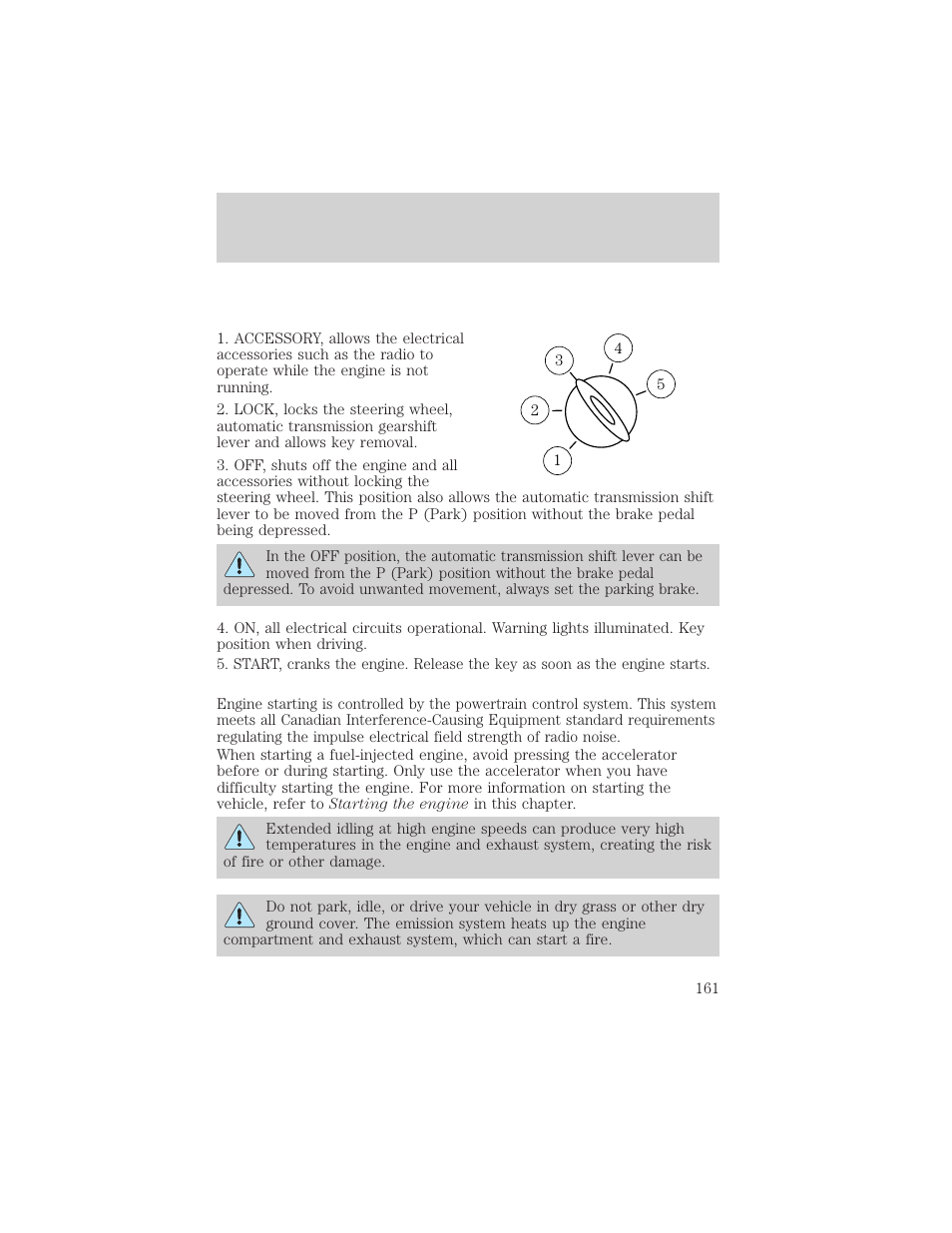 Driving | FORD 2002 F-150 v.3 User Manual | Page 161 / 312