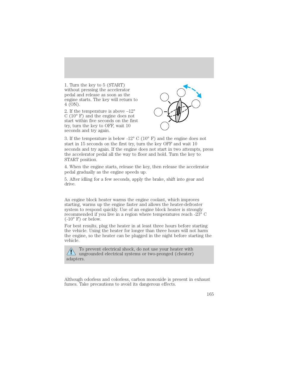 Driving | FORD 2002 F-150 v.3 User Manual | Page 165 / 312