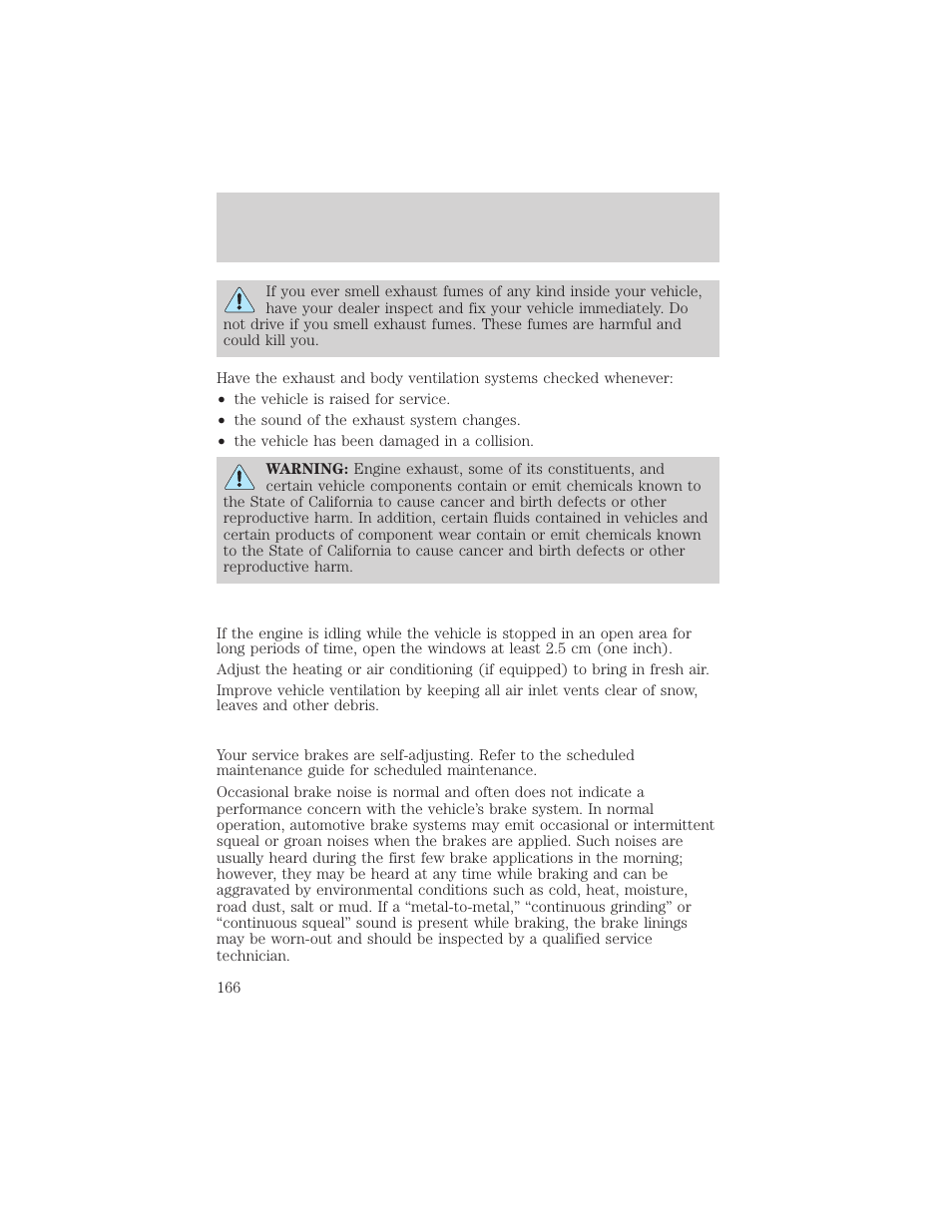 Driving | FORD 2002 F-150 v.3 User Manual | Page 166 / 312