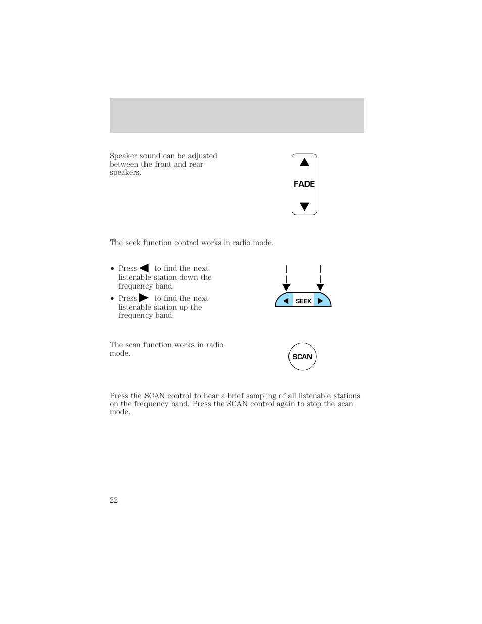 Entertainment systems | FORD 2002 F-150 v.3 User Manual | Page 22 / 312