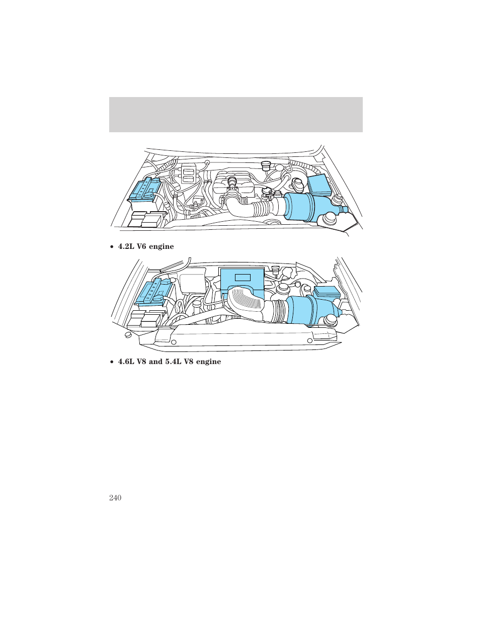 Cleaning | FORD 2002 F-150 v.3 User Manual | Page 240 / 312