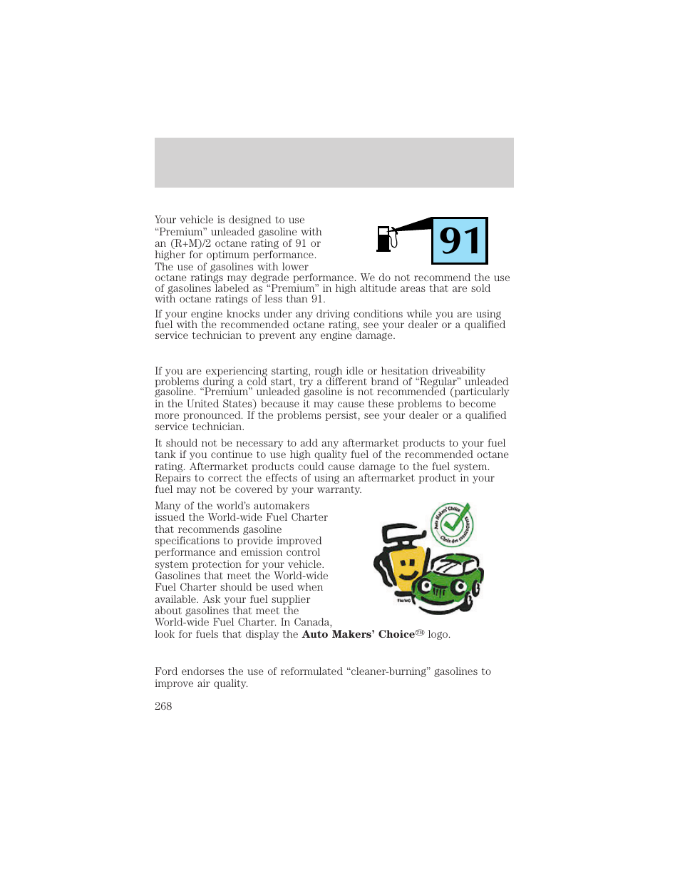 FORD 2002 F-150 v.3 User Manual | Page 268 / 312