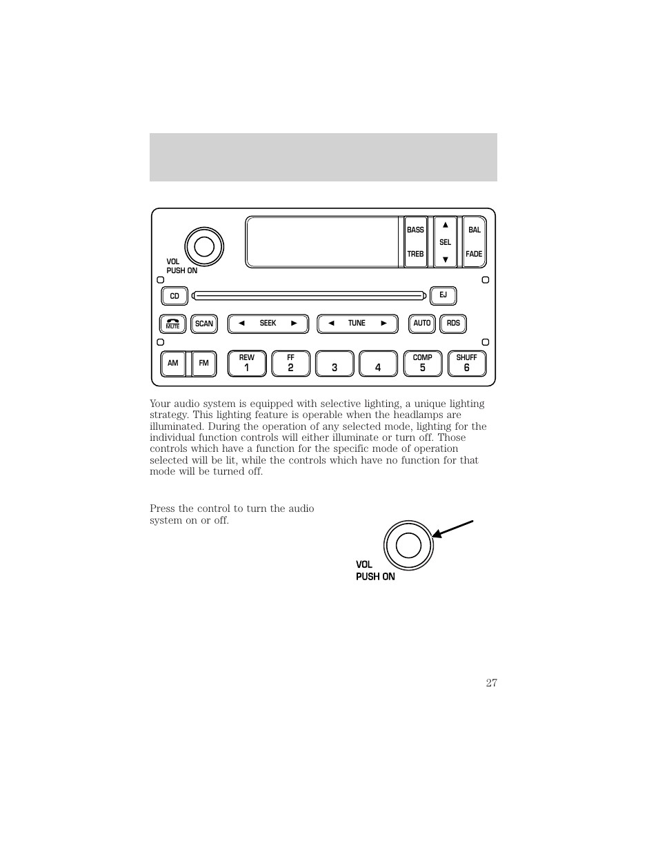 Entertainment systems | FORD 2002 F-150 v.3 User Manual | Page 27 / 312