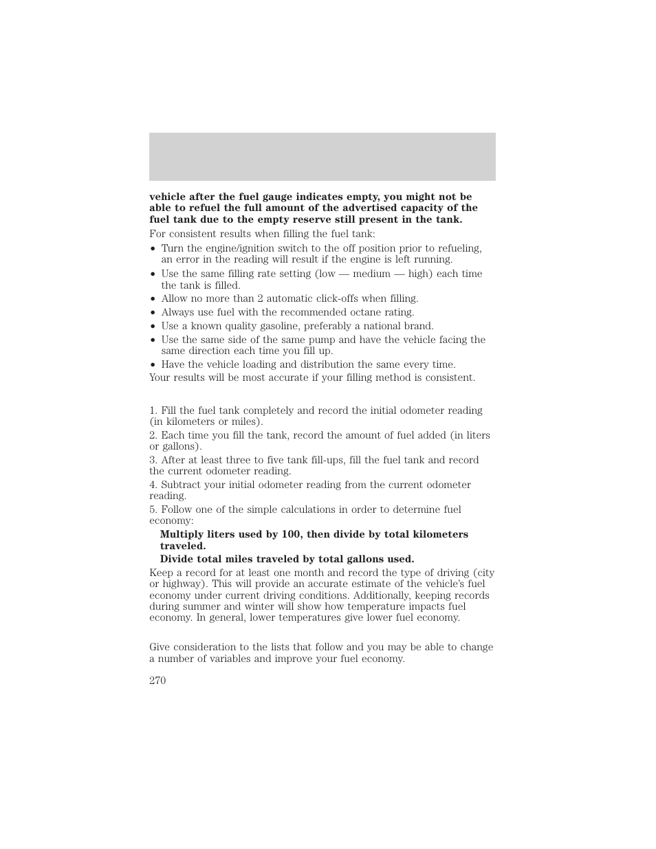 Maintenance and specifications | FORD 2002 F-150 v.3 User Manual | Page 270 / 312