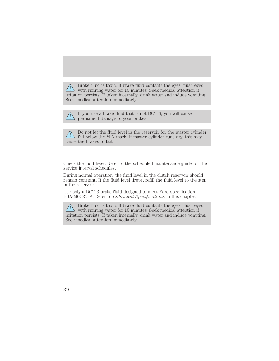 Maintenance and specifications | FORD 2002 F-150 v.3 User Manual | Page 276 / 312