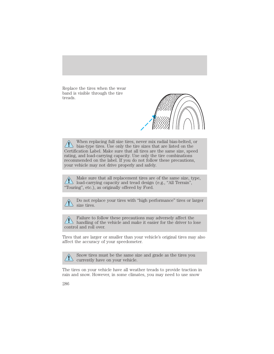 Maintenance and specifications | FORD 2002 F-150 v.3 User Manual | Page 286 / 312