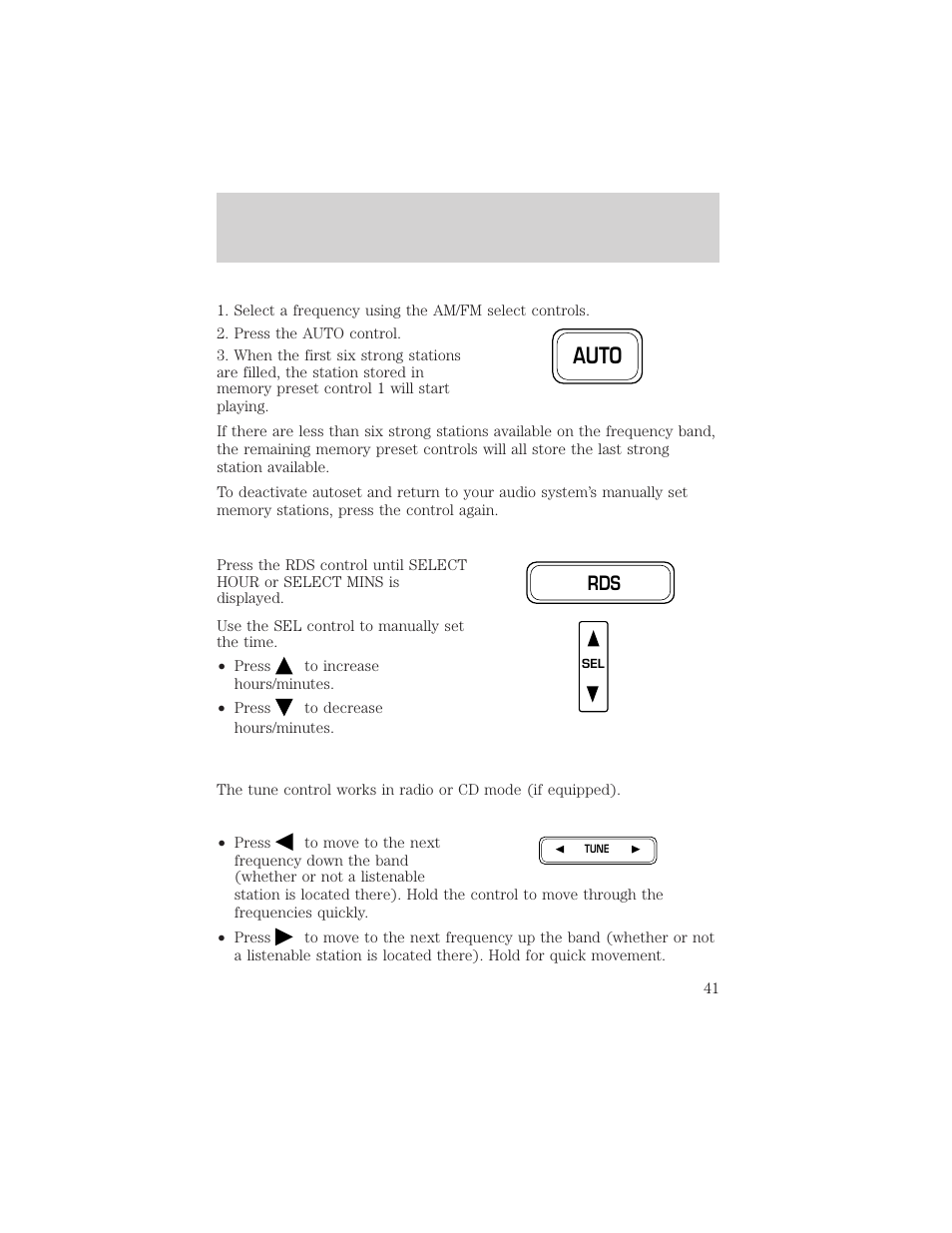 Auto, Entertainment systems | FORD 2002 F-150 v.3 User Manual | Page 41 / 312