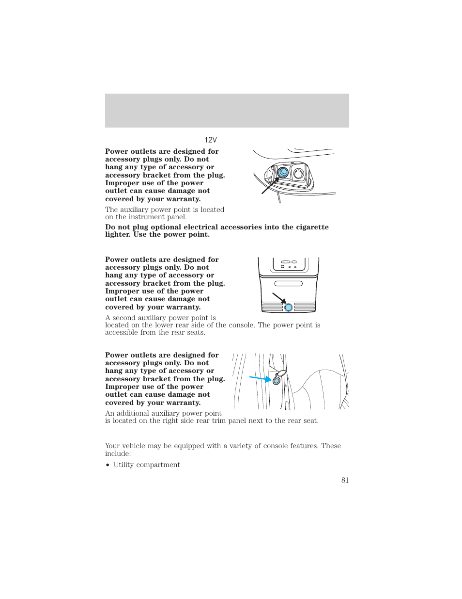 Driver controls | FORD 2002 F-150 v.3 User Manual | Page 81 / 312