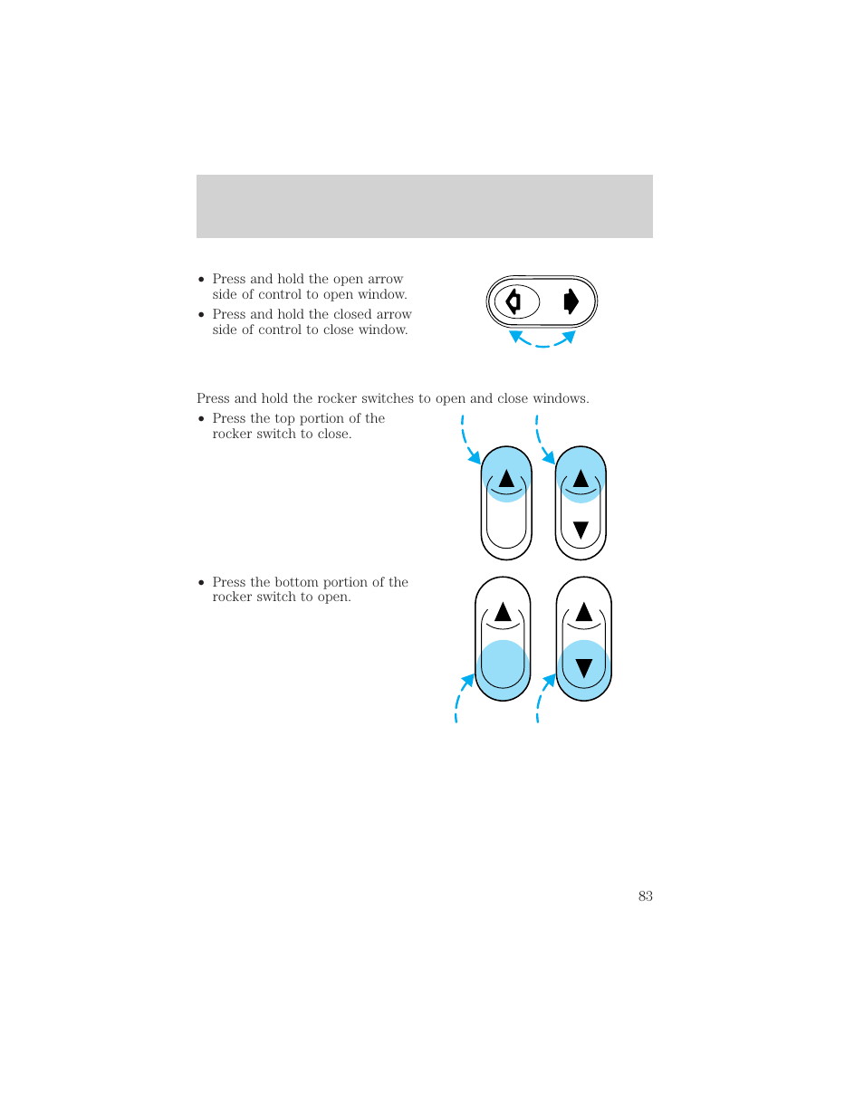 Driver controls | FORD 2002 F-150 v.3 User Manual | Page 83 / 312