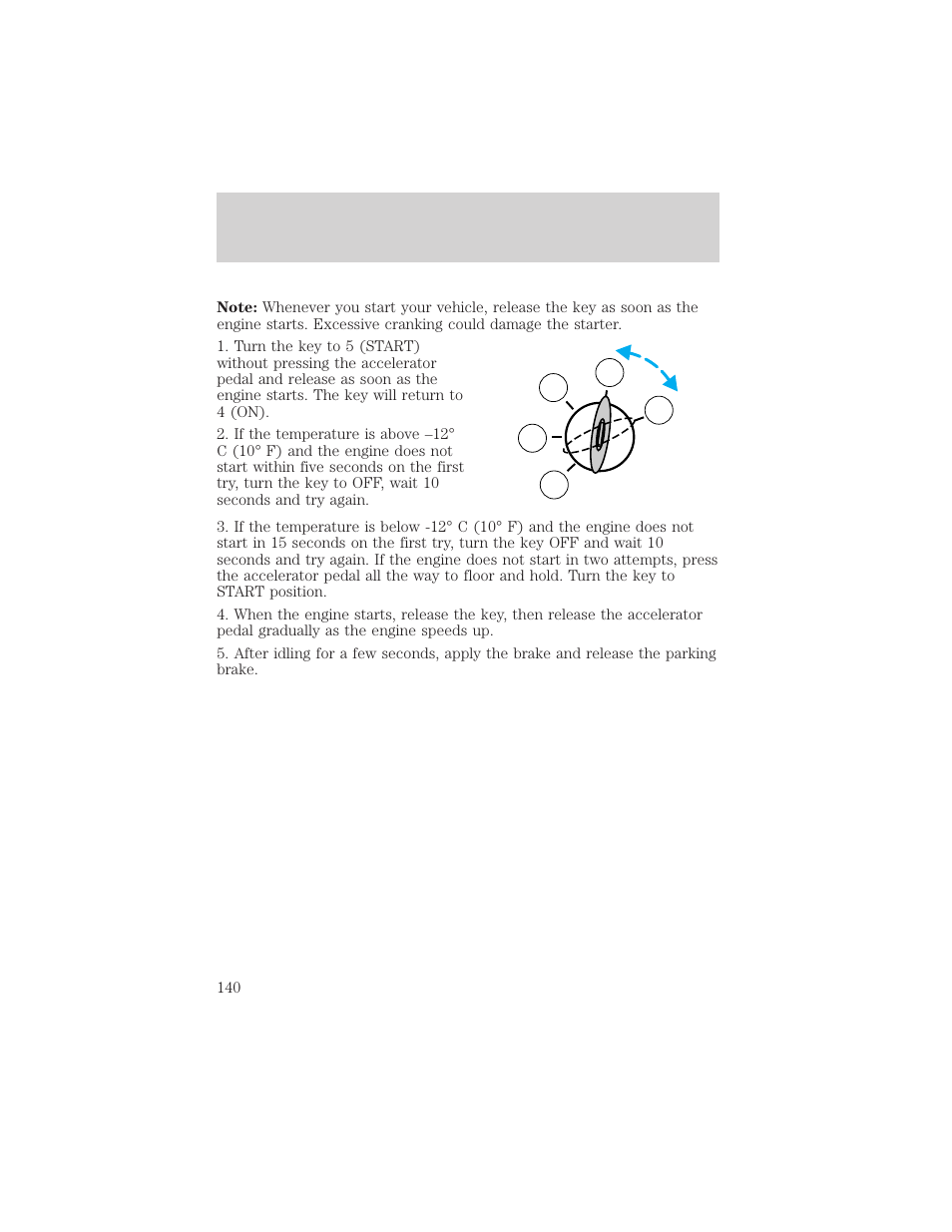 Driving | FORD 2002 F-550 v.1 User Manual | Page 140 / 320