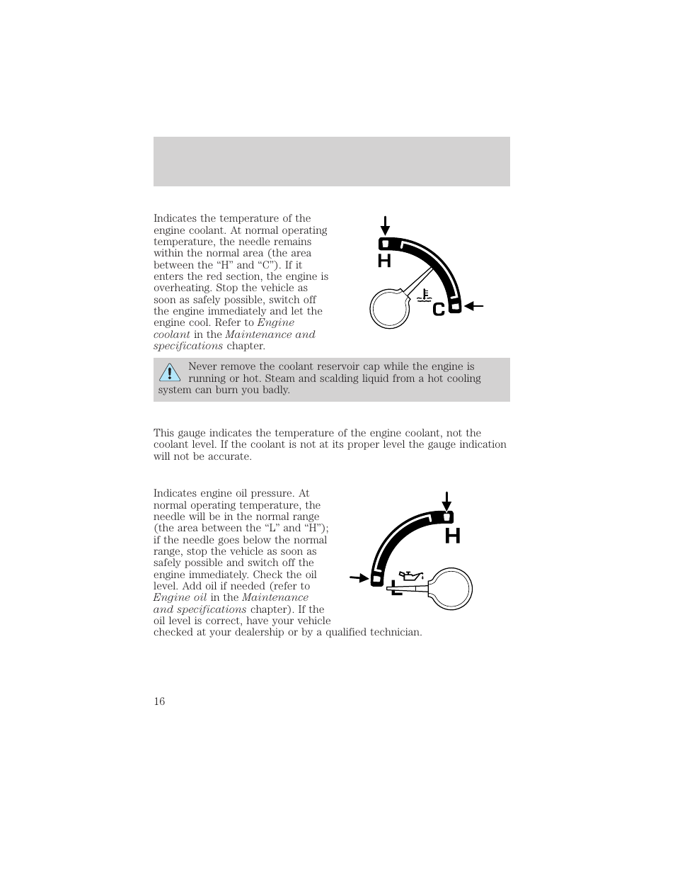 Instrument cluster | FORD 2002 F-550 v.1 User Manual | Page 16 / 320