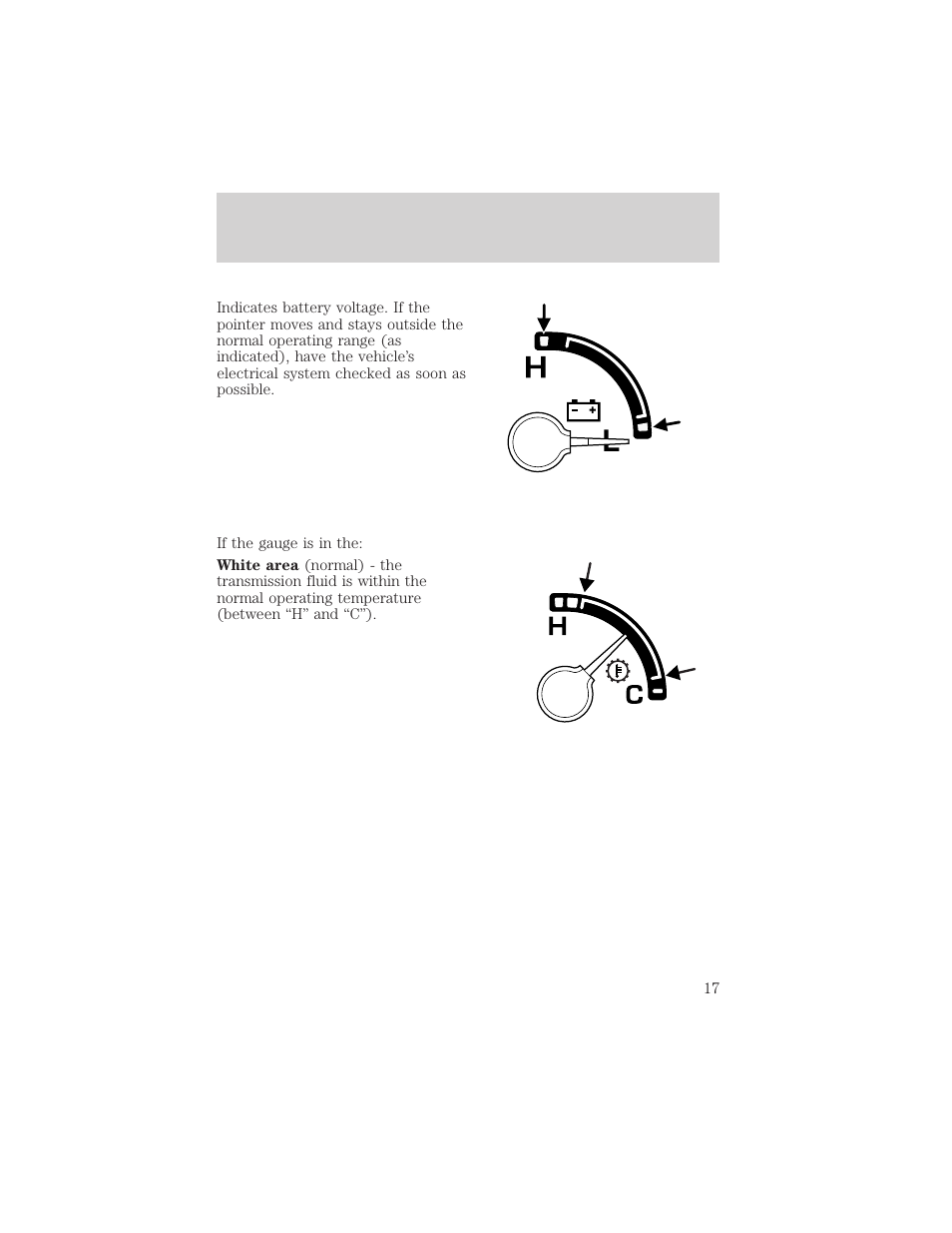Instrument cluster | FORD 2002 F-550 v.1 User Manual | Page 17 / 320