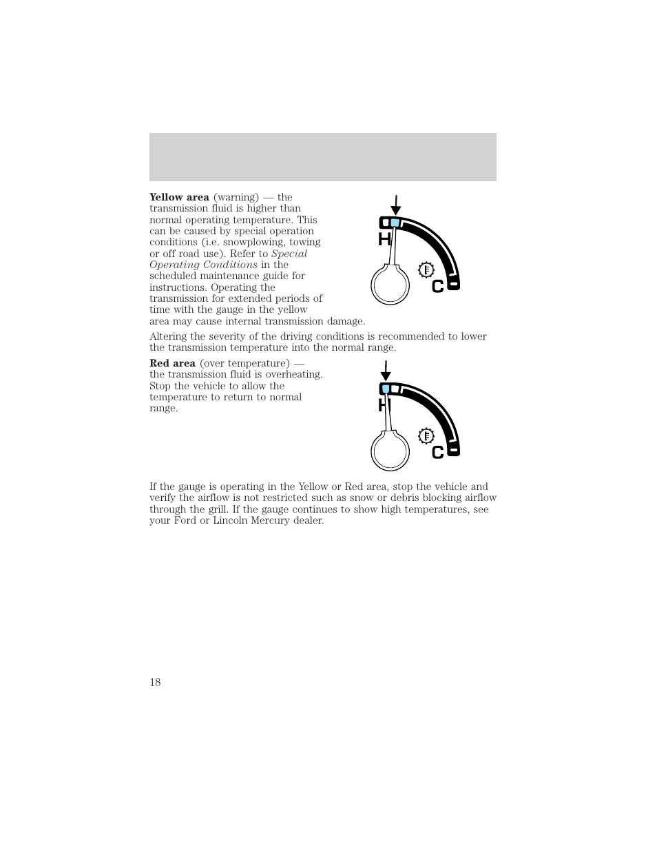 Instrument cluster | FORD 2002 F-550 v.1 User Manual | Page 18 / 320