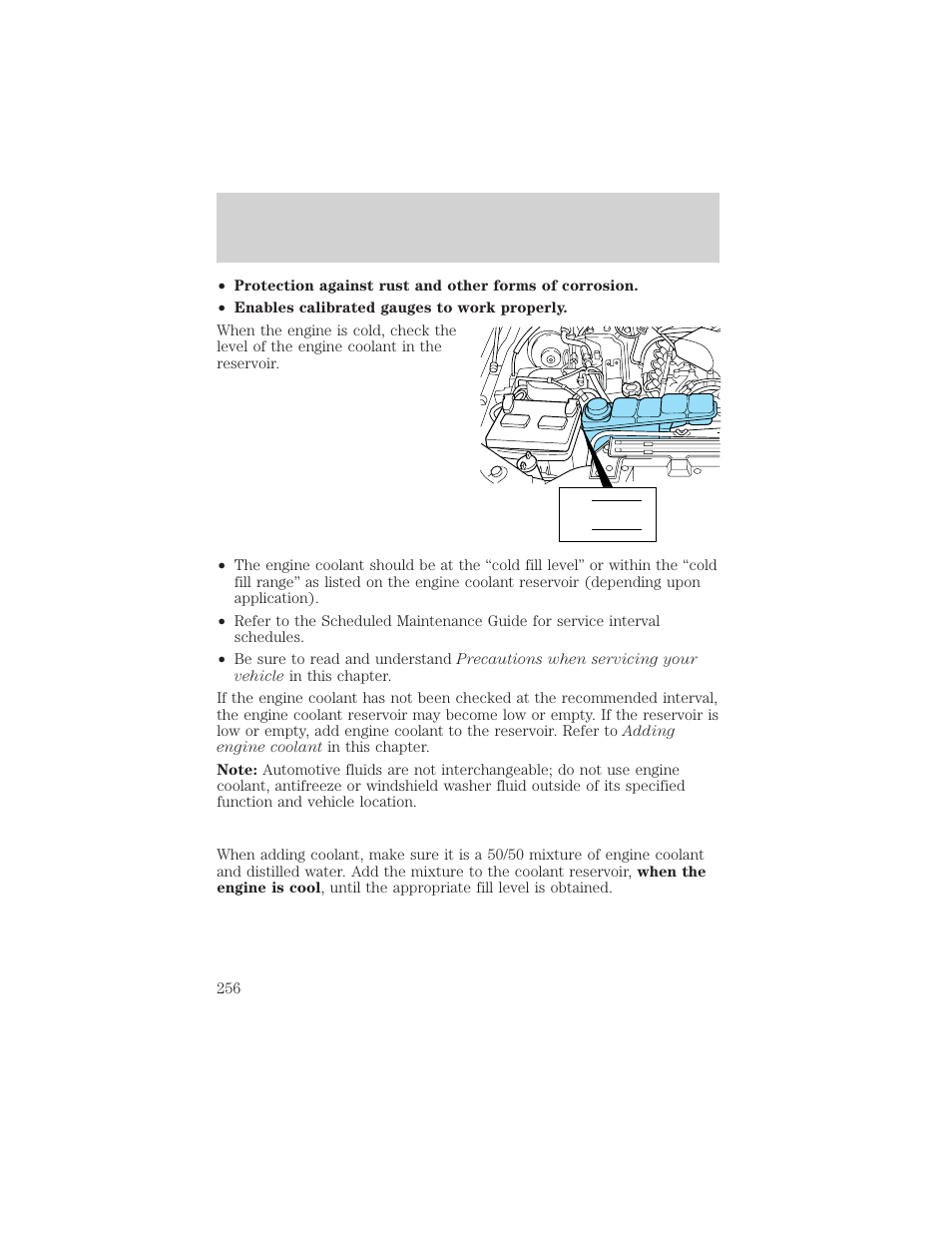 Maintenance and specifications | FORD 2002 F-550 v.1 User Manual | Page 256 / 320
