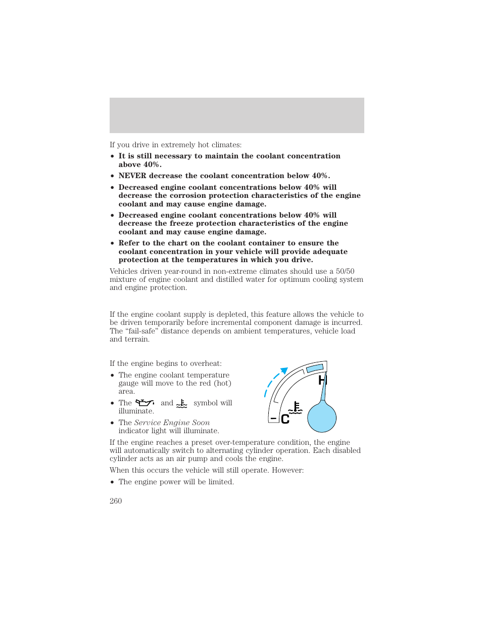 Maintenance and specifications | FORD 2002 F-550 v.1 User Manual | Page 260 / 320