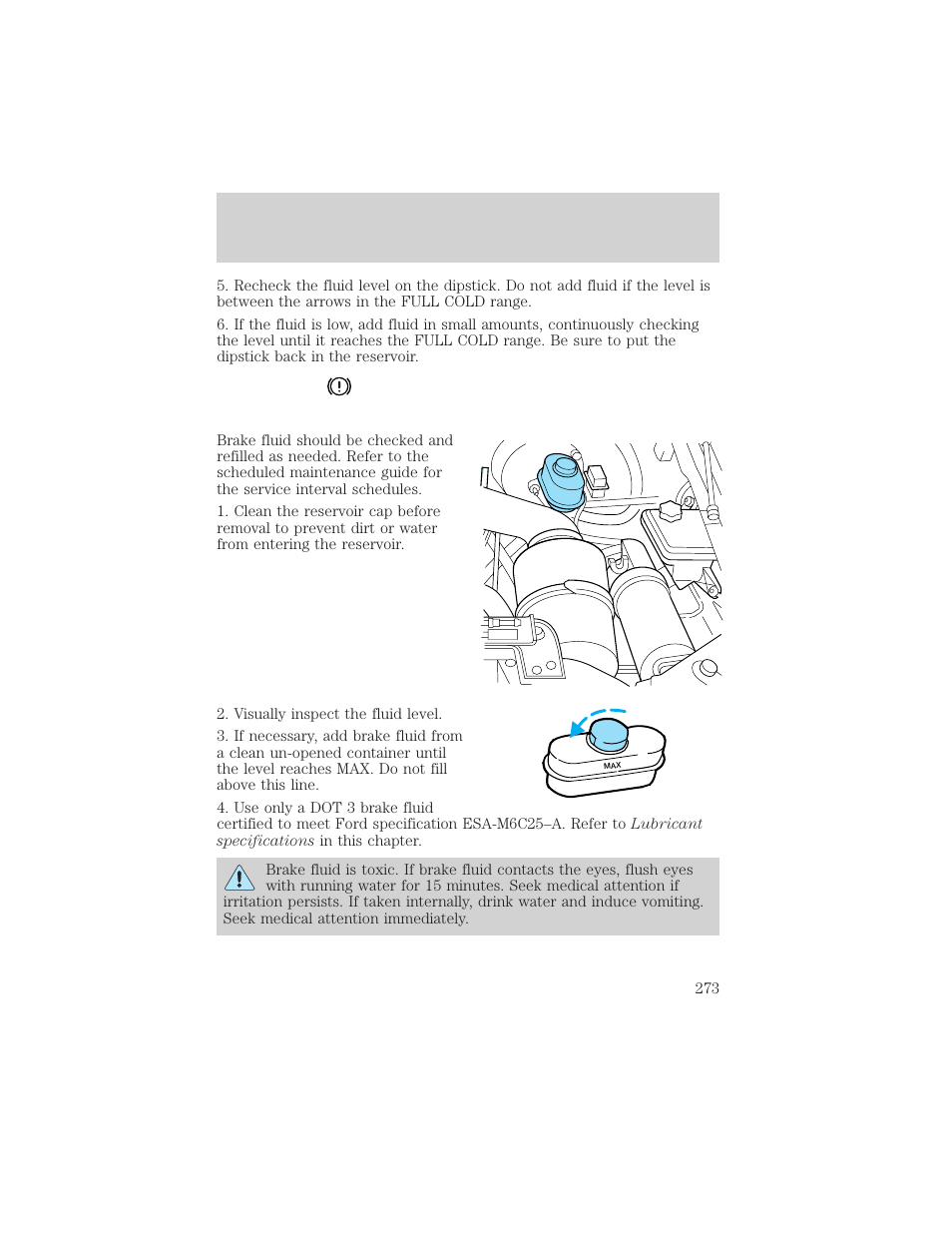 Maintenance and specifications | FORD 2002 F-550 v.1 User Manual | Page 273 / 320