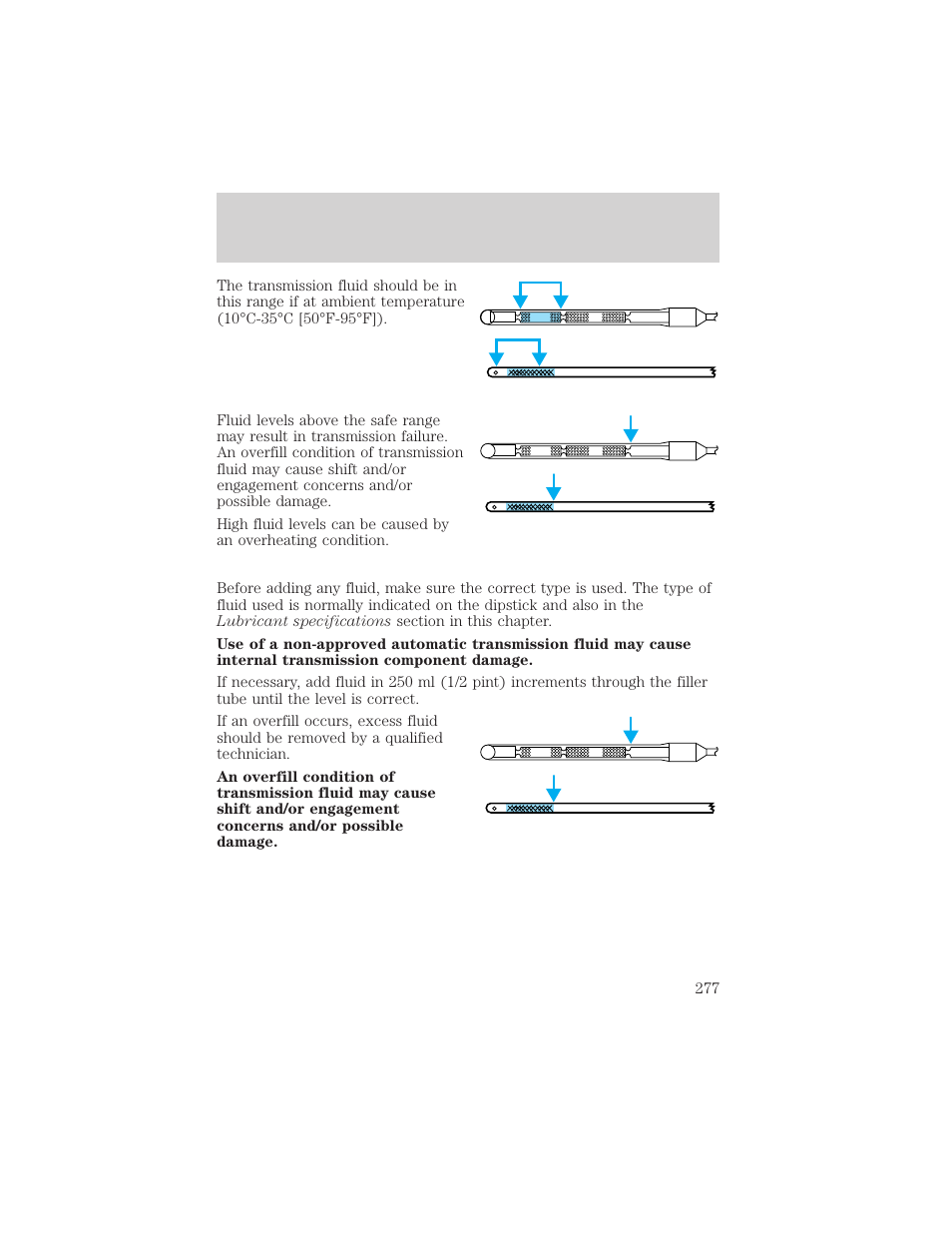 Maintenance and specifications | FORD 2002 F-550 v.1 User Manual | Page 277 / 320