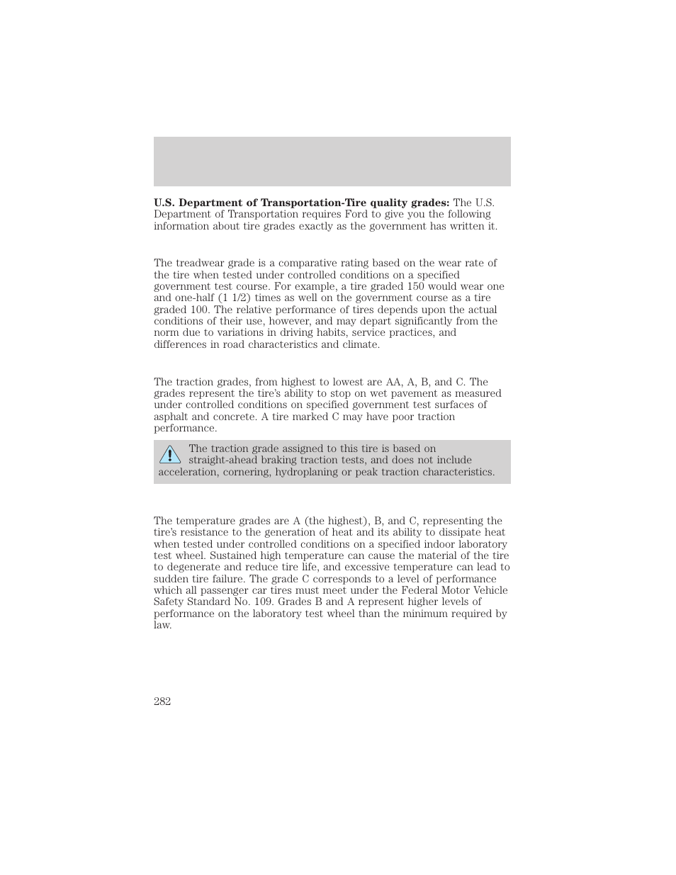 Maintenance and specifications | FORD 2002 F-550 v.1 User Manual | Page 282 / 320
