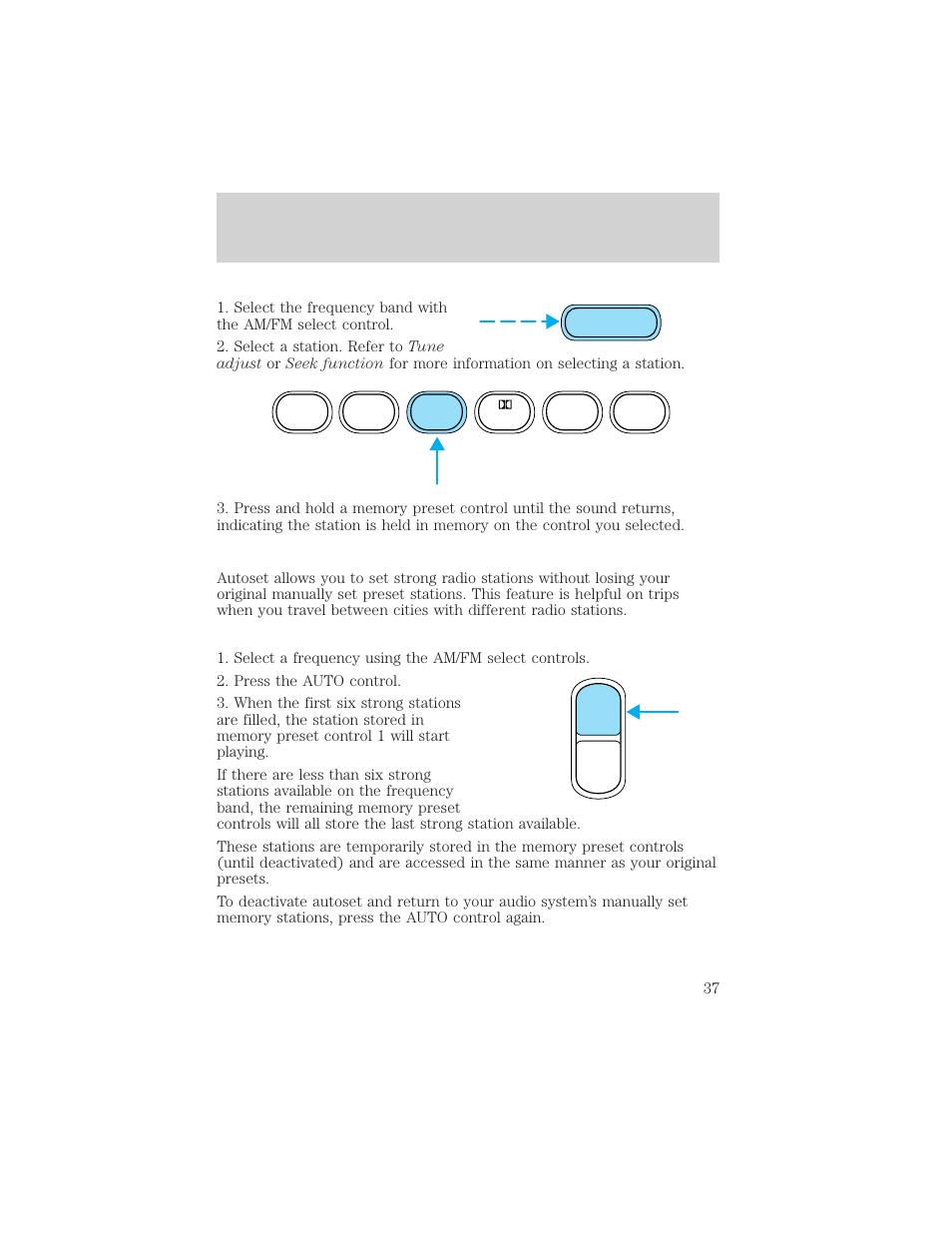 Auto clk entertainment systems | FORD 2002 F-550 v.1 User Manual | Page 37 / 320