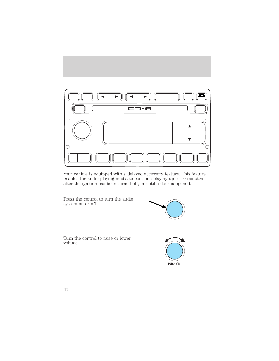 Entertainment systems | FORD 2002 F-550 v.1 User Manual | Page 42 / 320