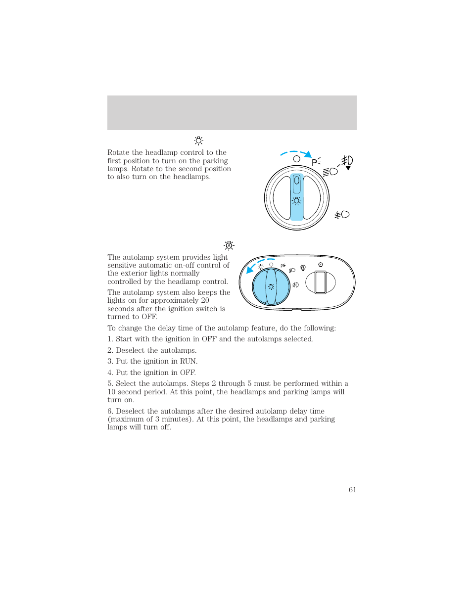 Lights | FORD 2002 F-550 v.1 User Manual | Page 61 / 320