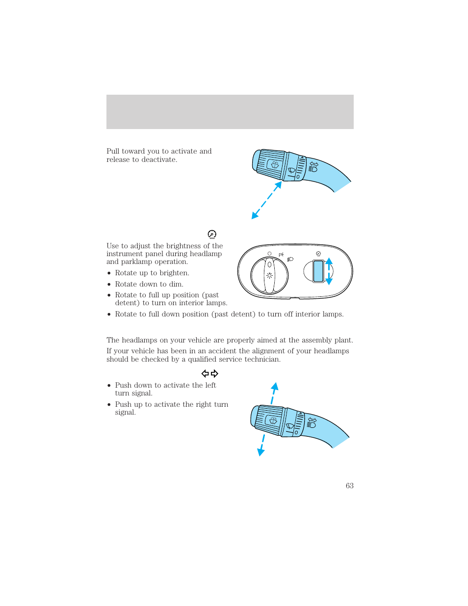 Lights | FORD 2002 F-550 v.1 User Manual | Page 63 / 320